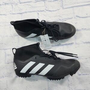 Adidas MENS 11 WOMENS 12 The Gravel Cycling Shoes Core Black White GW5330